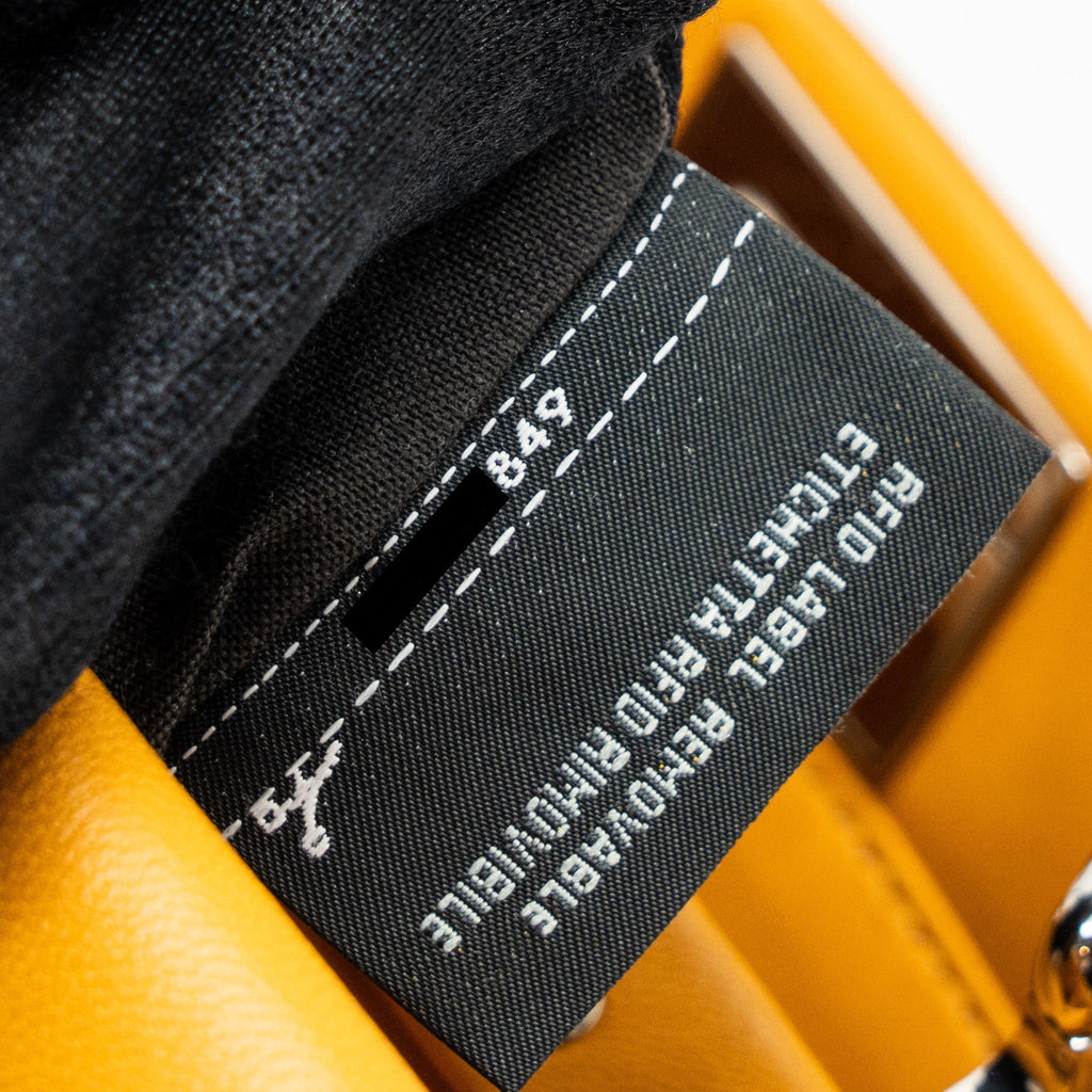 FENDI MINI PEEKABOO LAMBSKIN BRIGHT YELLOW SHW