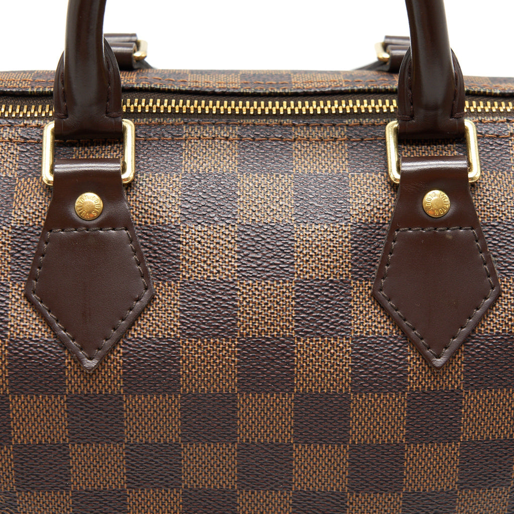LOUIS VUITTON SPEEDY 25 DAMIER EBENE IN CANVAS