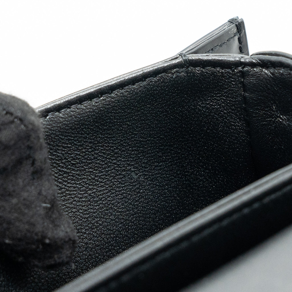 CELINE MINI BESACE SHINY CALFSKIN BLACK GHW