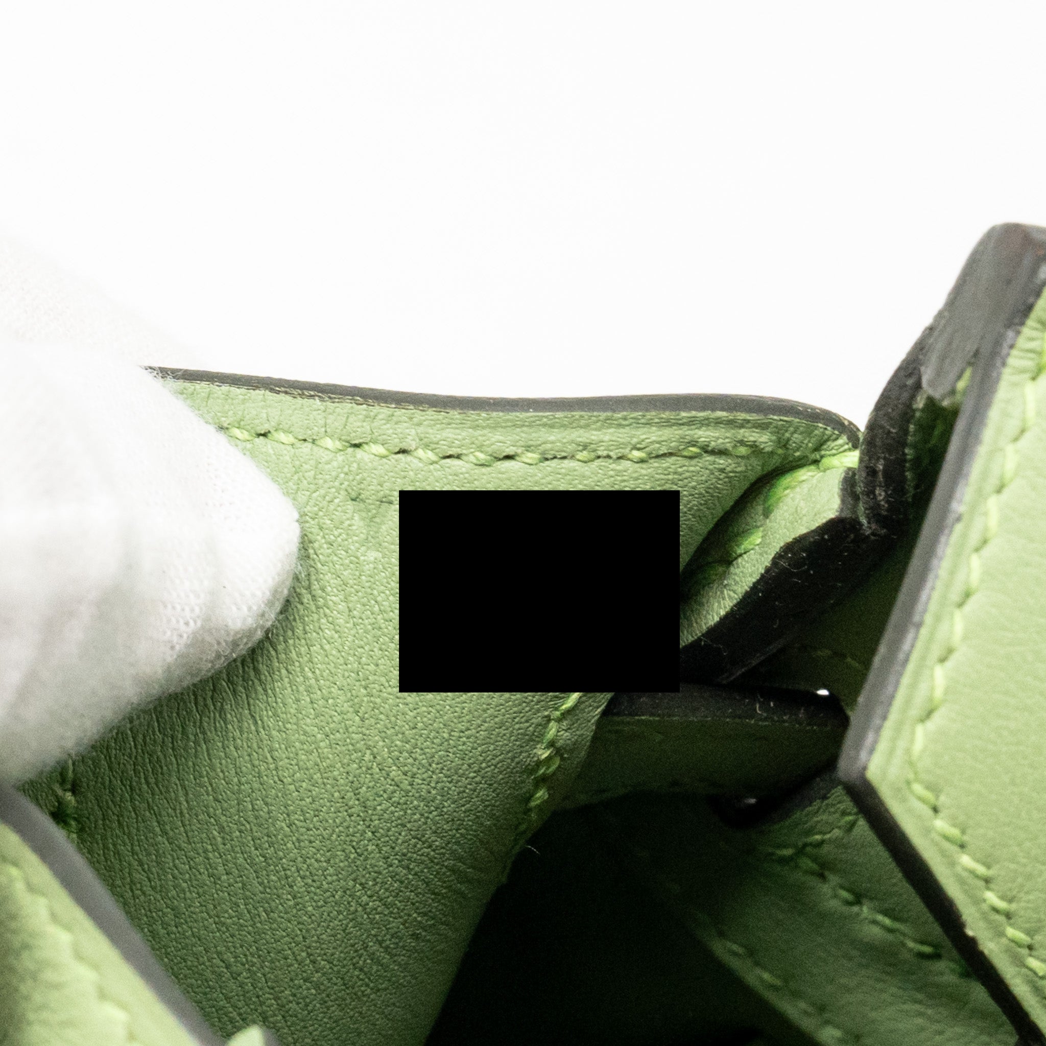 HERMES BIRKIN 25 SWIFT VERT CRIQUET GHW