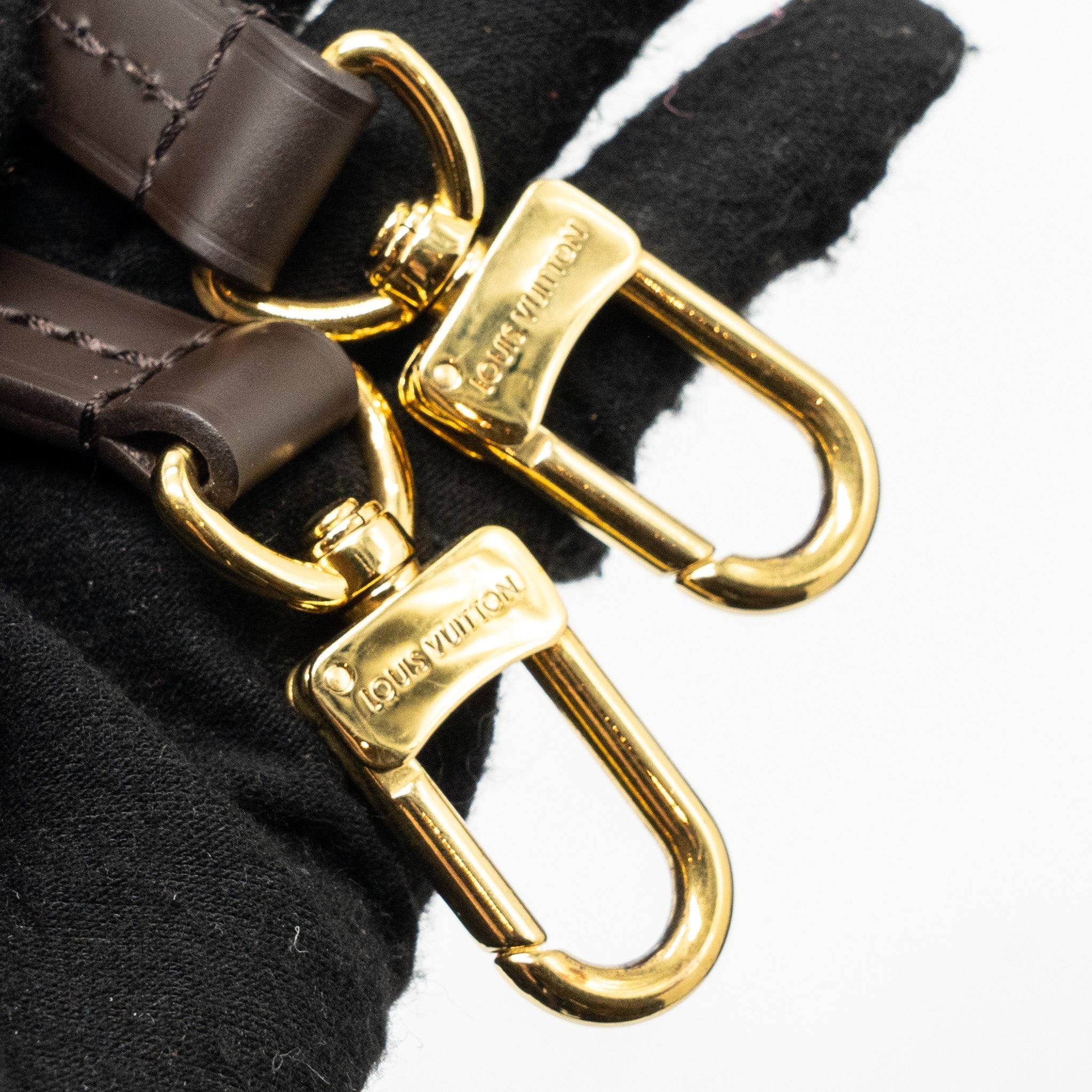 LOUIS VUITTON CROISETTE DAMIER EBENE CANVAS GHW
