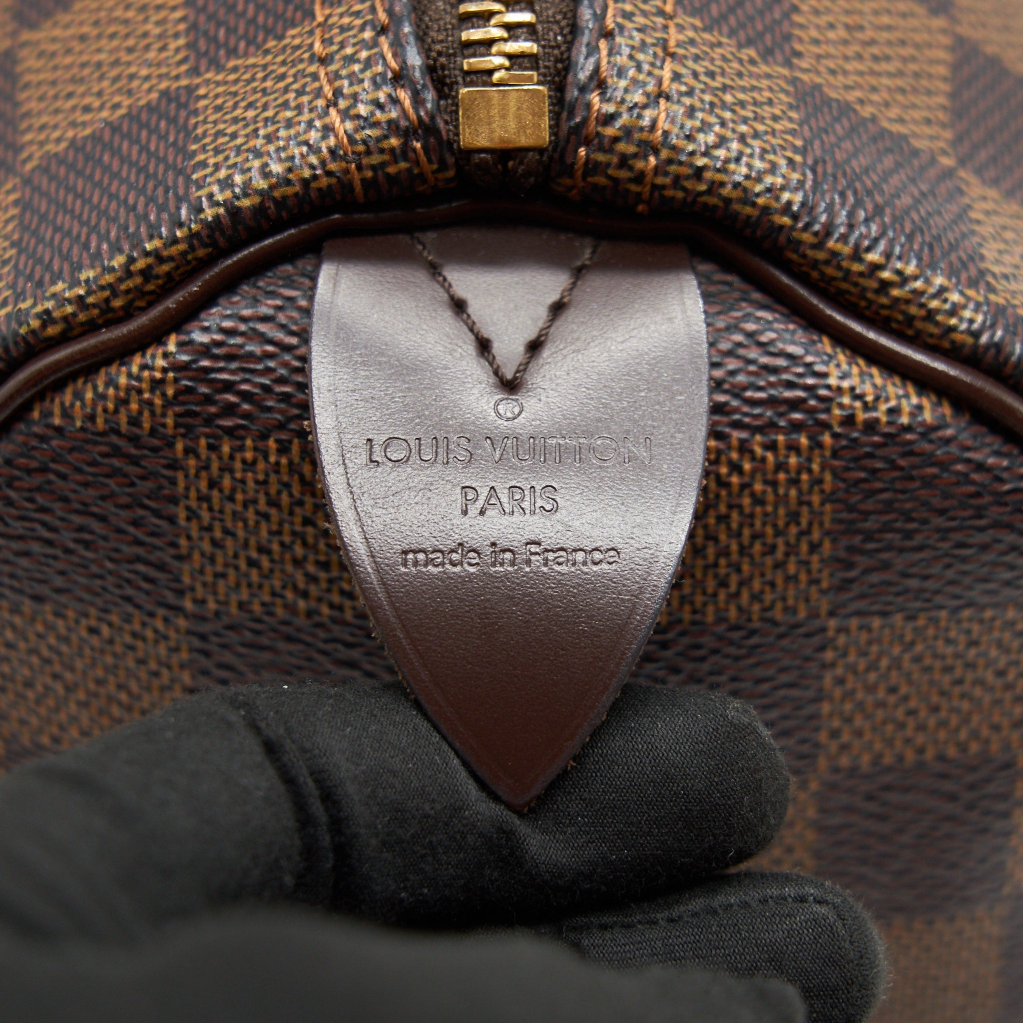 LOUIS VUITTON SPEEDY 25 DAMIER EBENE IN CANVAS