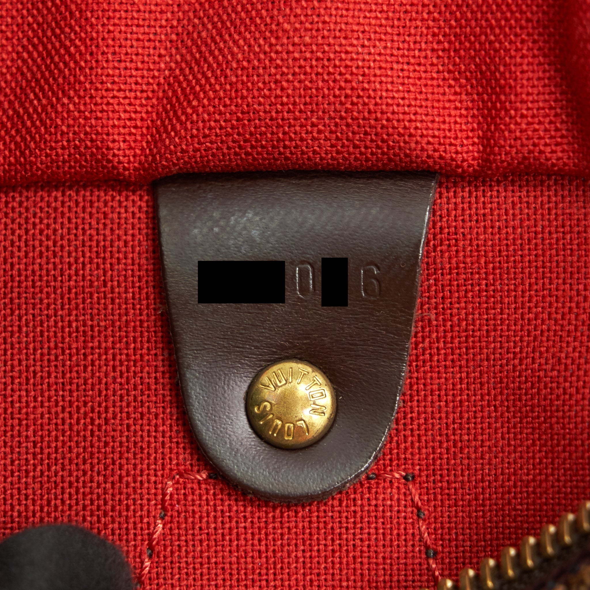 LOUIS VUITTON SPEEDY 25 DAMIER EBENE IN CANVAS