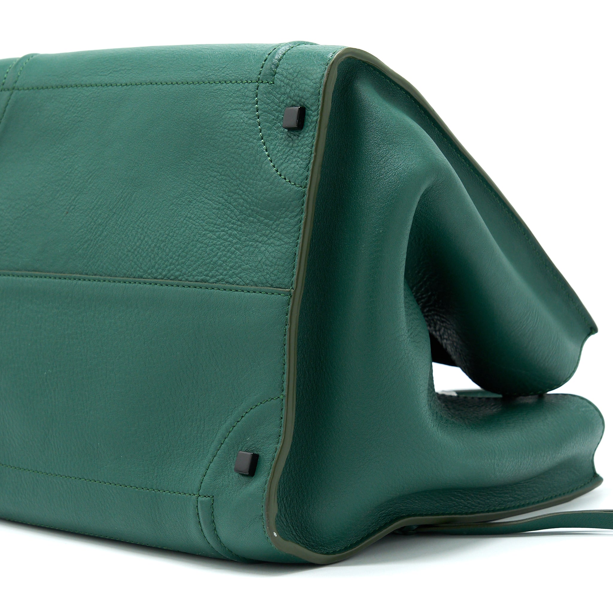 CELINE PHANTOM TOTE BAG DARK GREEN