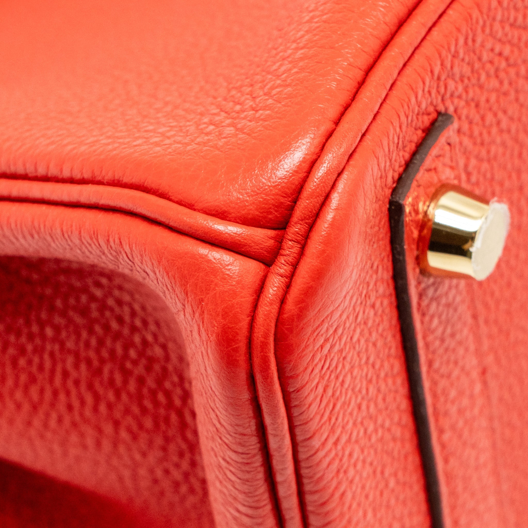 HERMES BIRKIN 25 TOGO ROUGE DE COEUR GHW