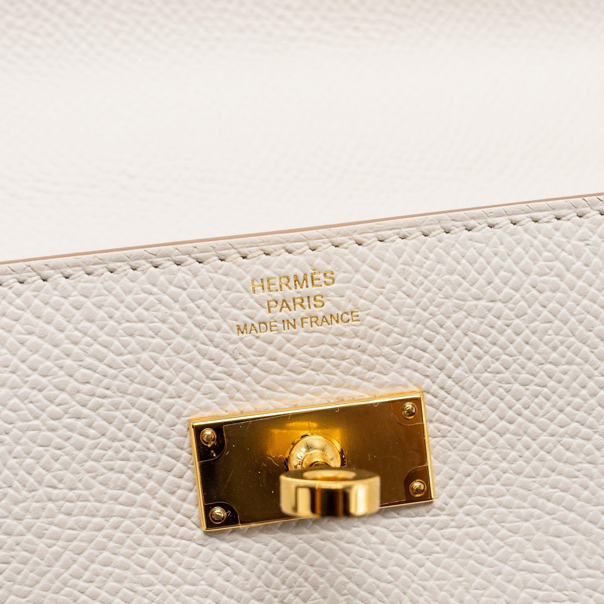 HERMES KELLY TO GO EPSOM GRIS PALE GHW