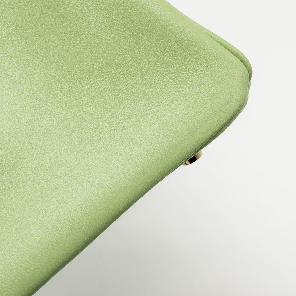 HERMES BIRKIN 25 SWIFT VERT CRIQUET GHW