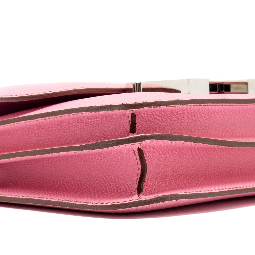HERMES MINI CONSTANCE EPSOM 5P BUBBLEGUM PINK SHW