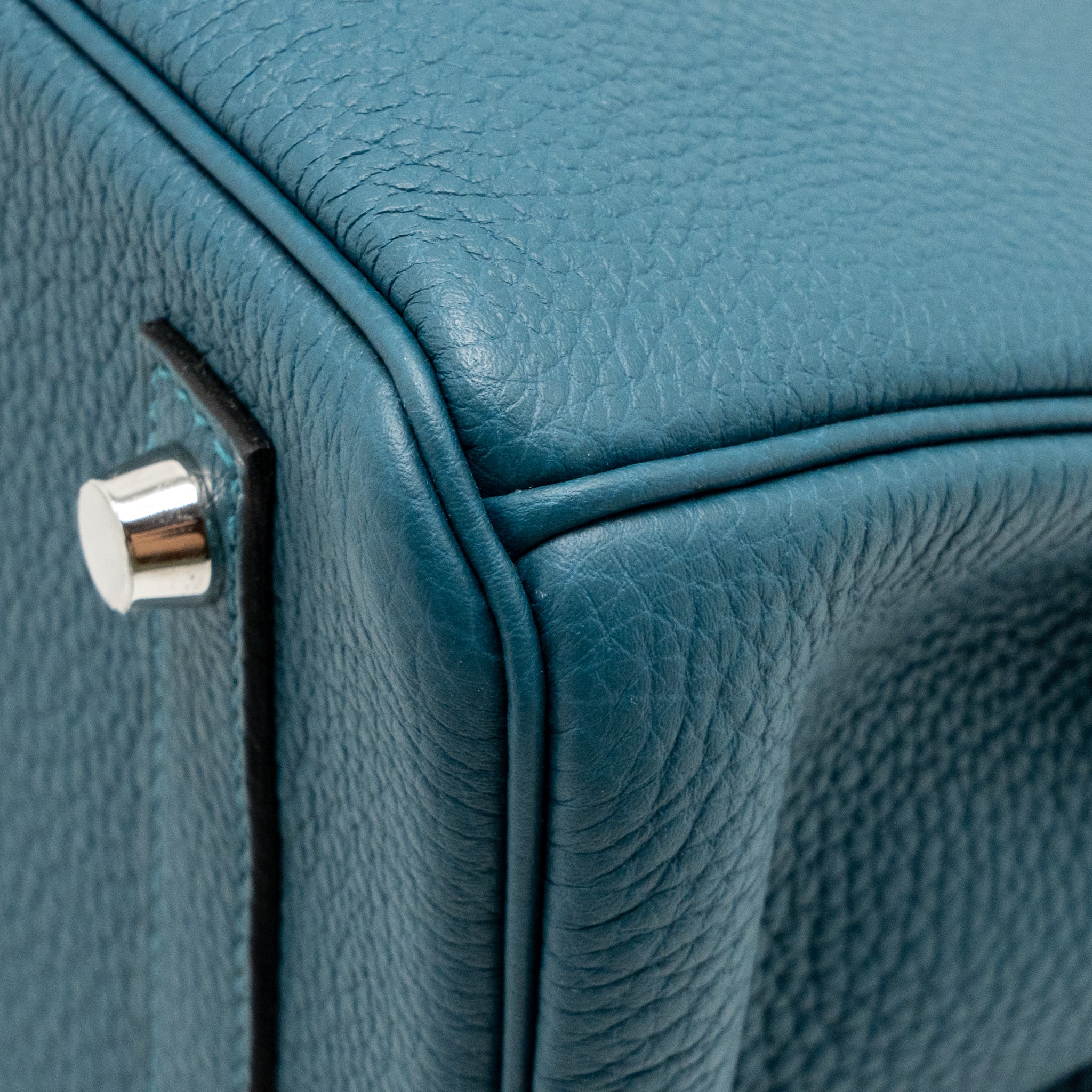 HERMES BIRKIN 30 TOGO VERT BOSPHORUS / BLUE OCEAN SHW
