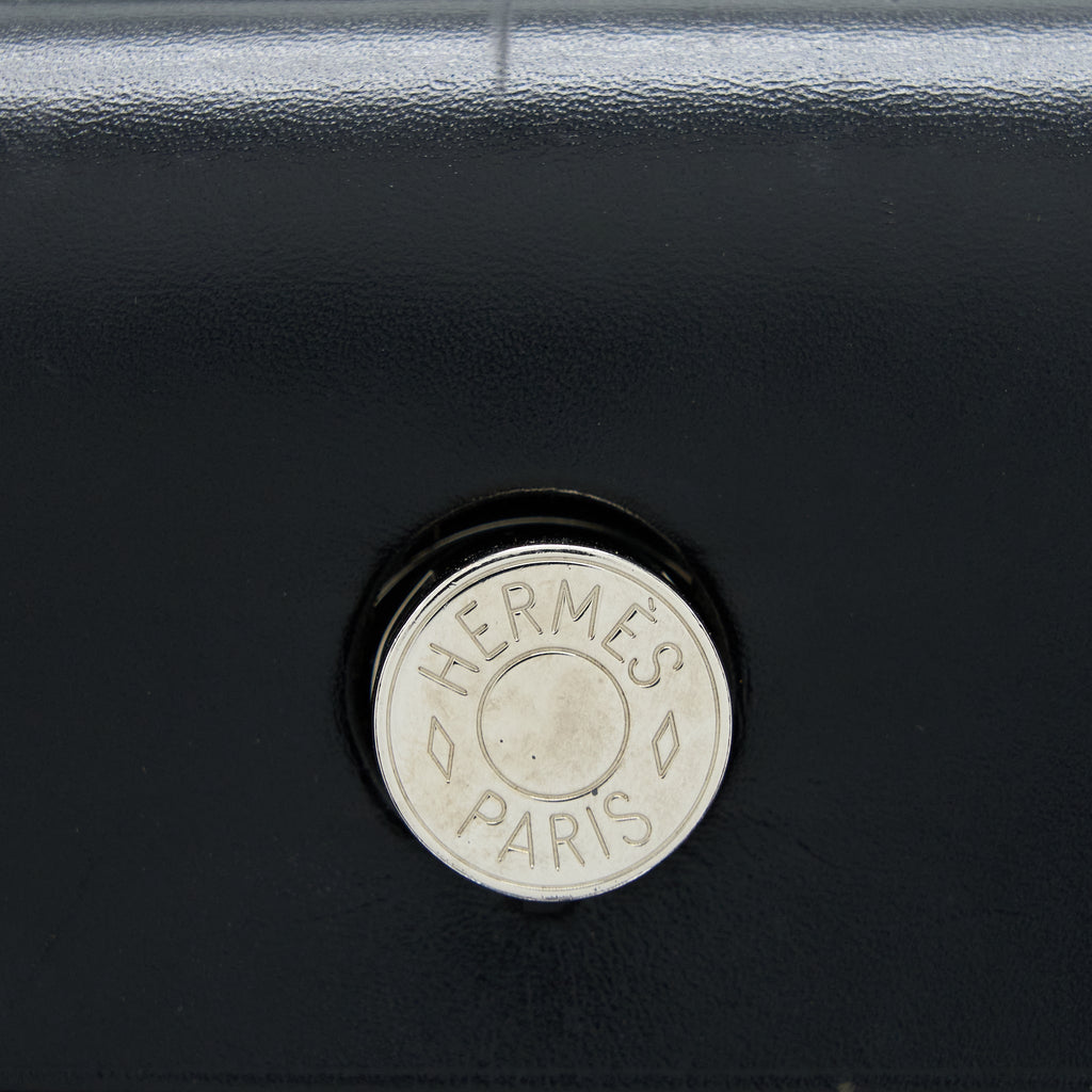 HERMES HERBAG ZIP 31 CANVAS/LEATHER BLACK SHW