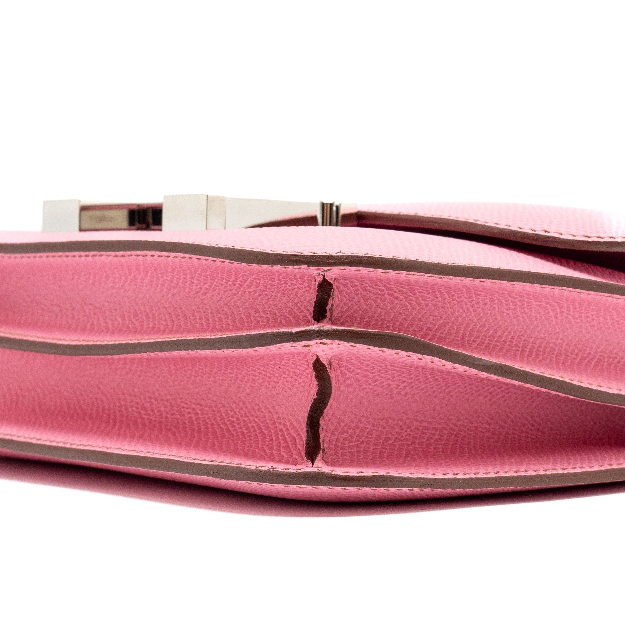 HERMES MINI CONSTANCE EPSOM 5P BUBBLEGUM PINK SHW
