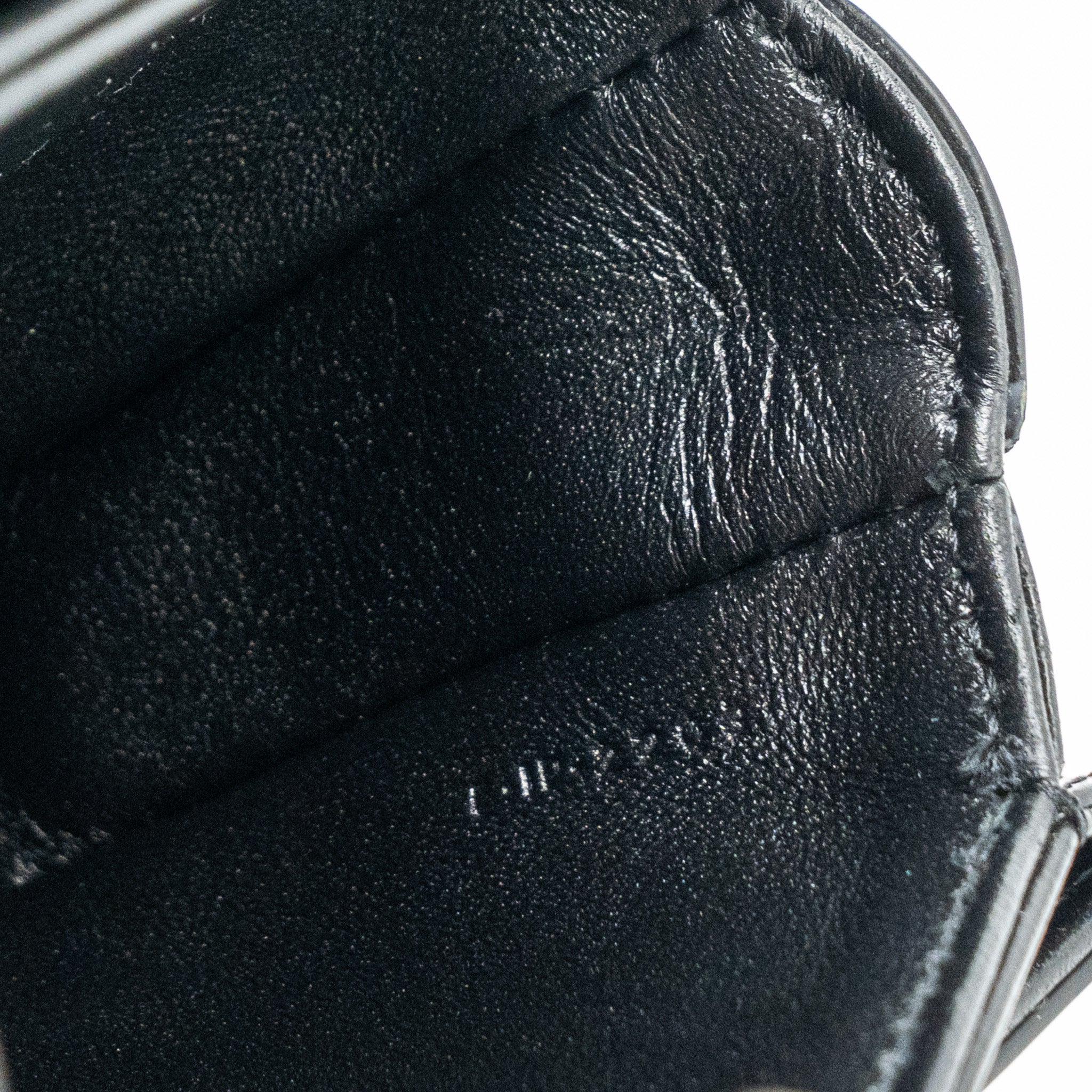 CELINE MINI BESACE SHINY CALFSKIN BLACK GHW