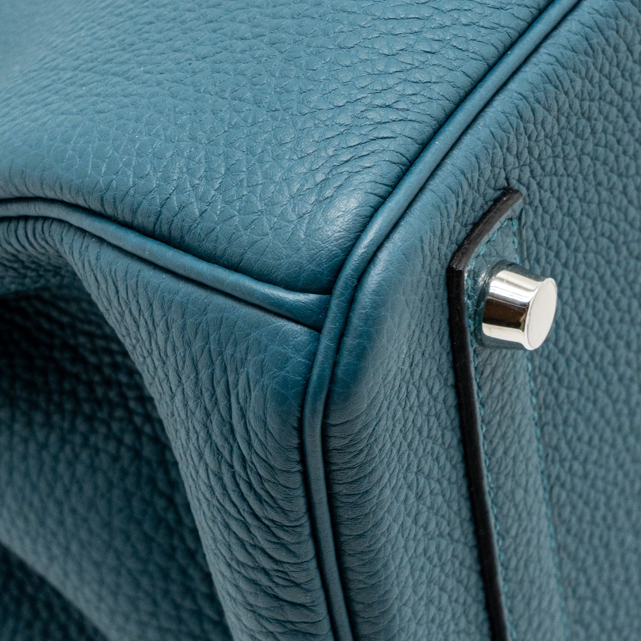 HERMES BIRKIN 30 TOGO VERT BOSPHORUS / BLUE OCEAN SHW