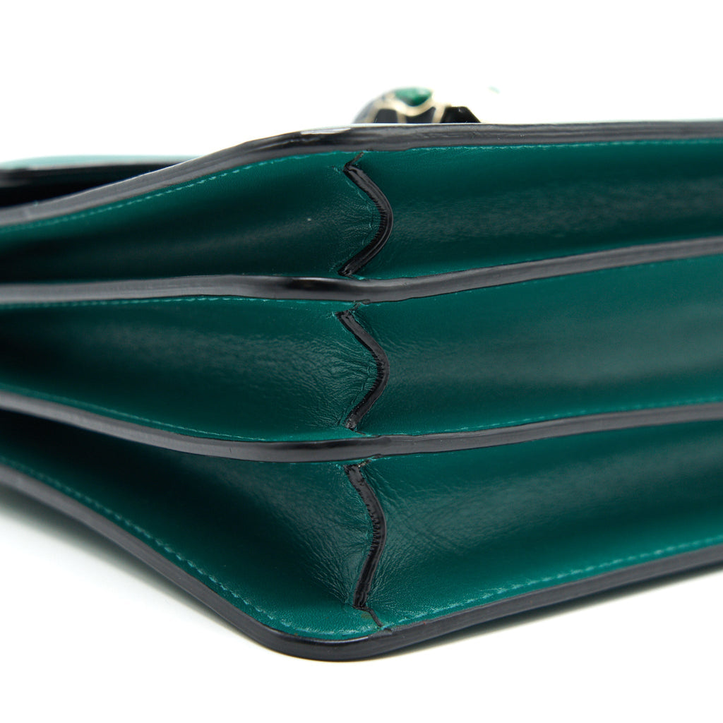BVLGARI SERPENTI FOREVER CROSSBODY BAG GREEN