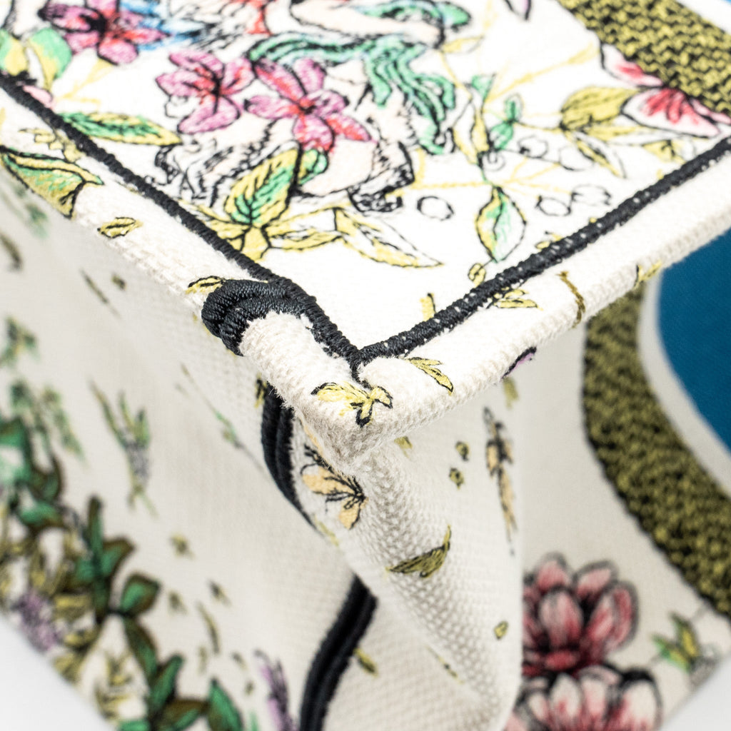 DIOR MEDIUM BOOK TOTE LIMITED CANVAS MULTICOLOUR