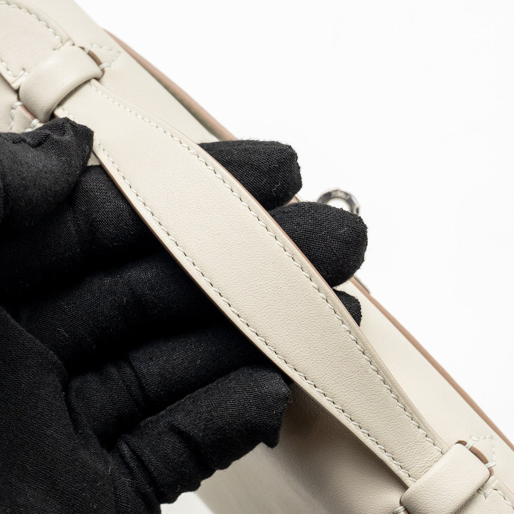 HERMES KELLY POCHETTE SWIFT GRIS PERLE SHW