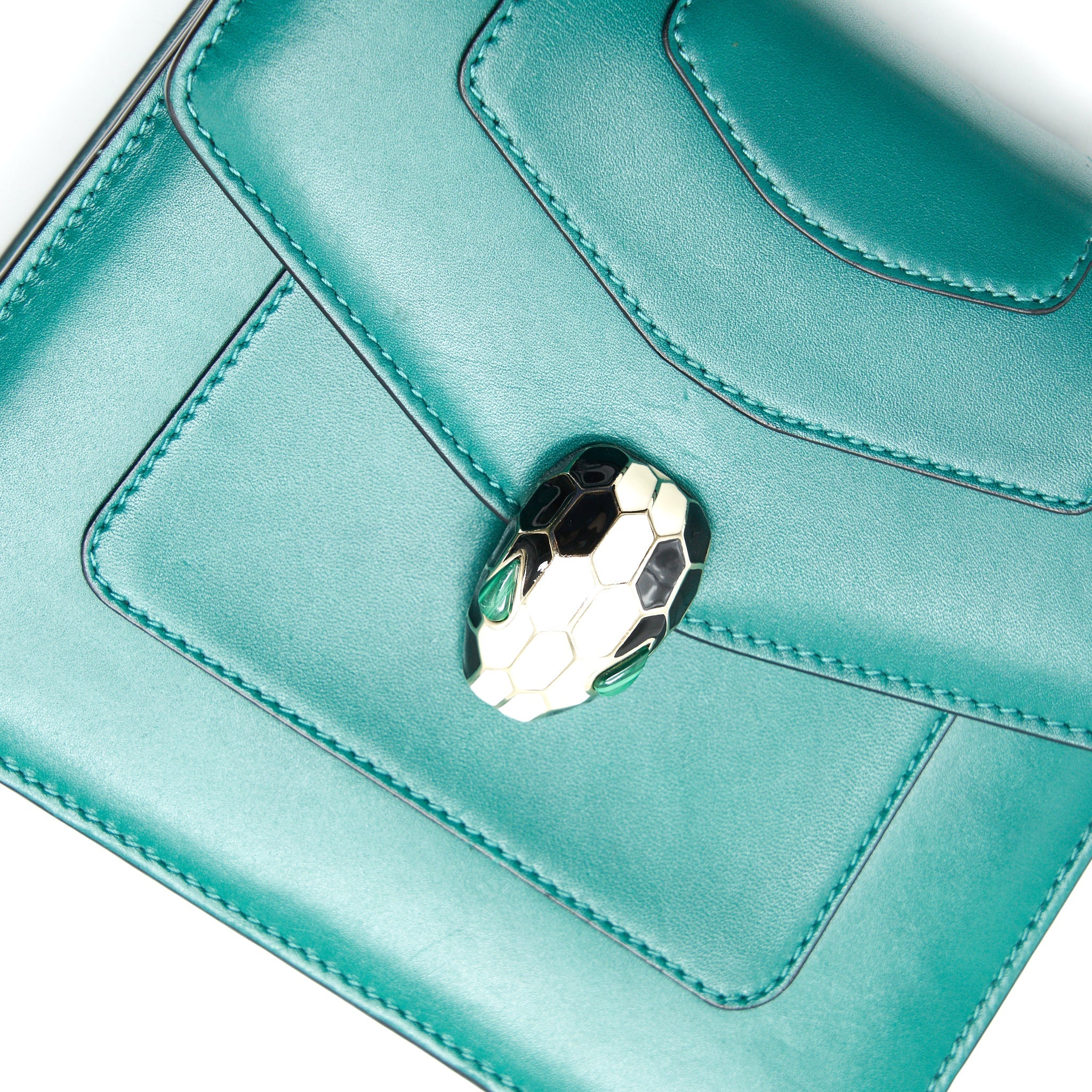 BVLGARI SERPENTI FOREVER CROSSBODY BAG GREEN