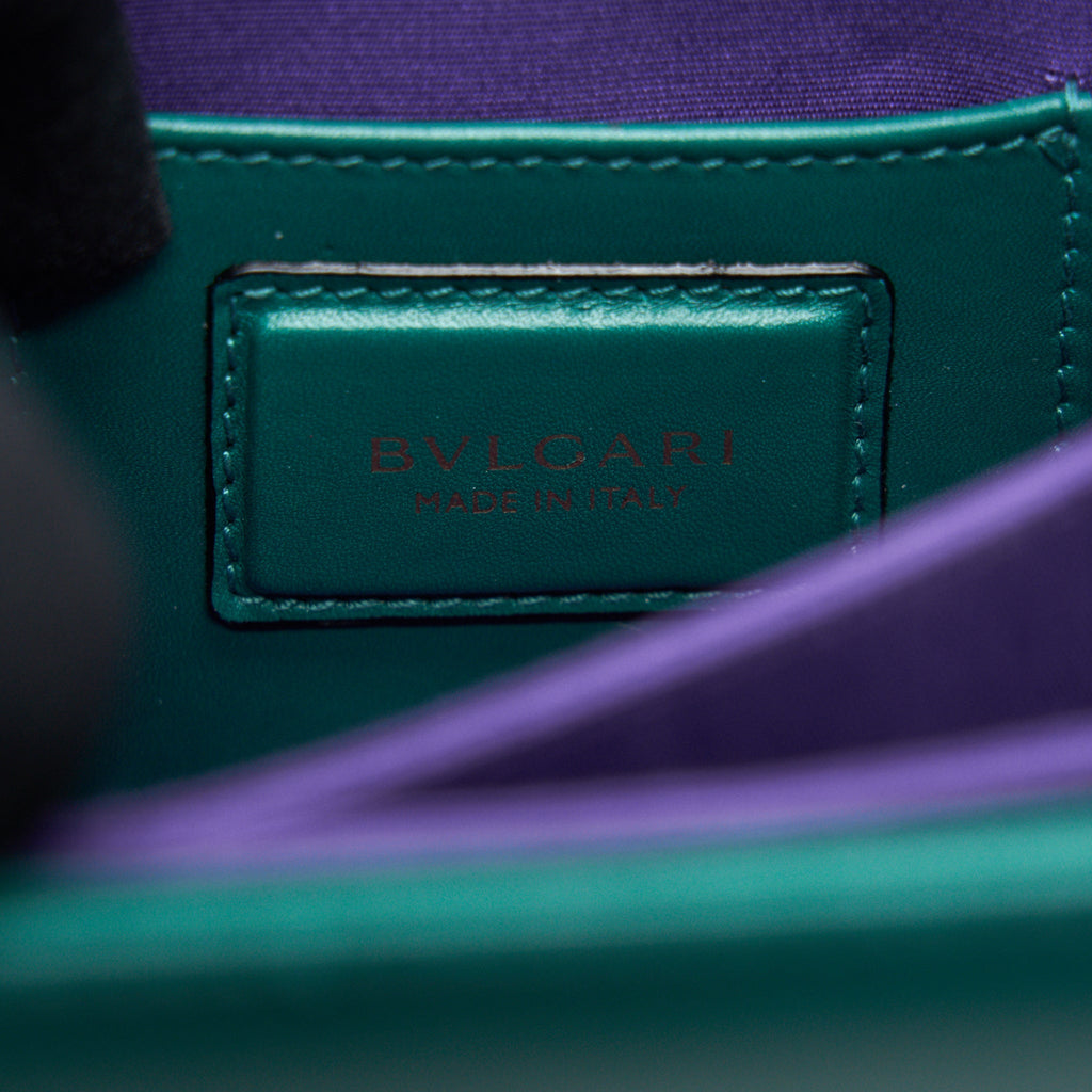 BVLGARI SERPENTI FOREVER CROSSBODY BAG GREEN