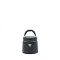 CHANEL 22S TOP HANDLE VANITY LAMBSKIN BLACK LGHW