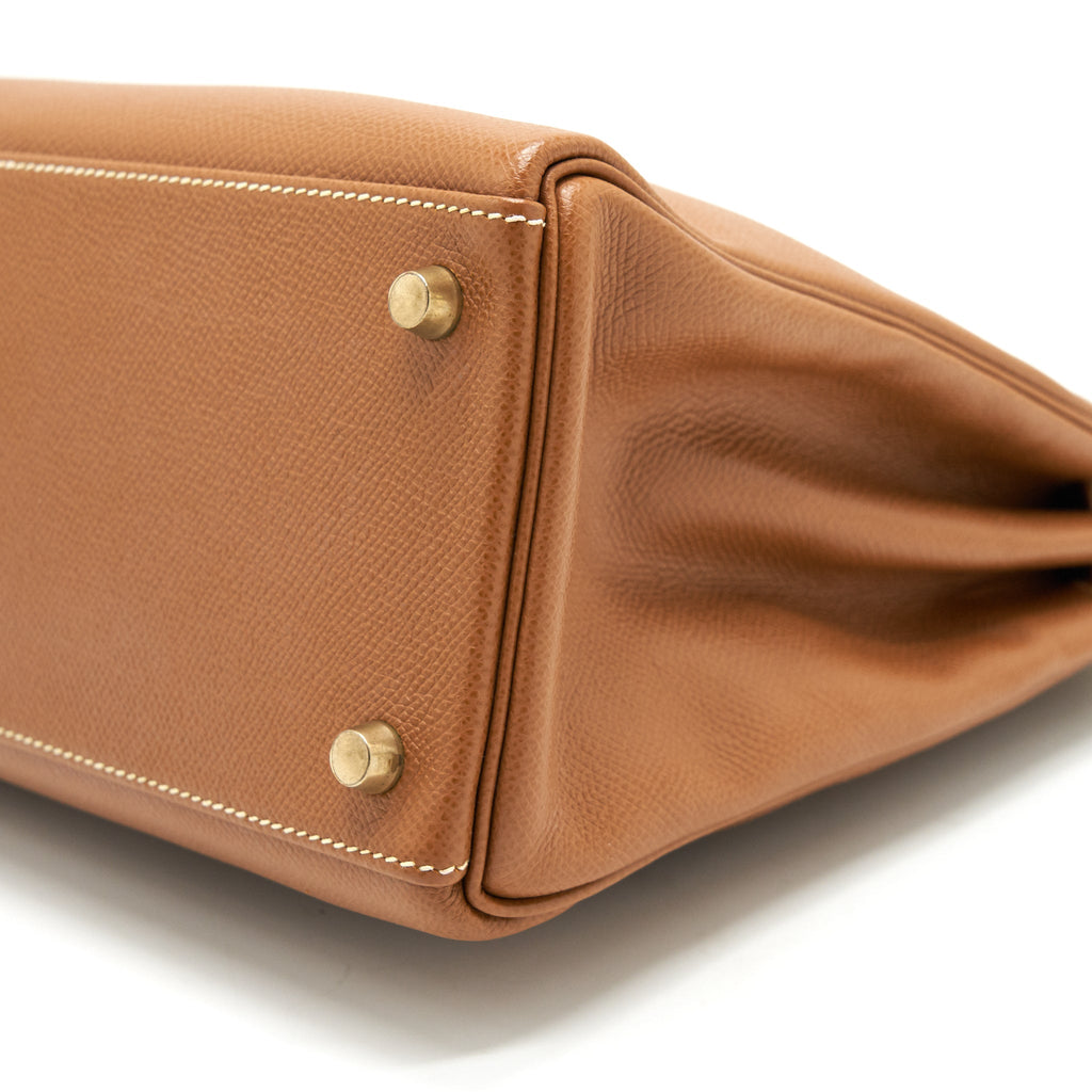 HERMES KELLY 32 GOLD EPSOM GHW
