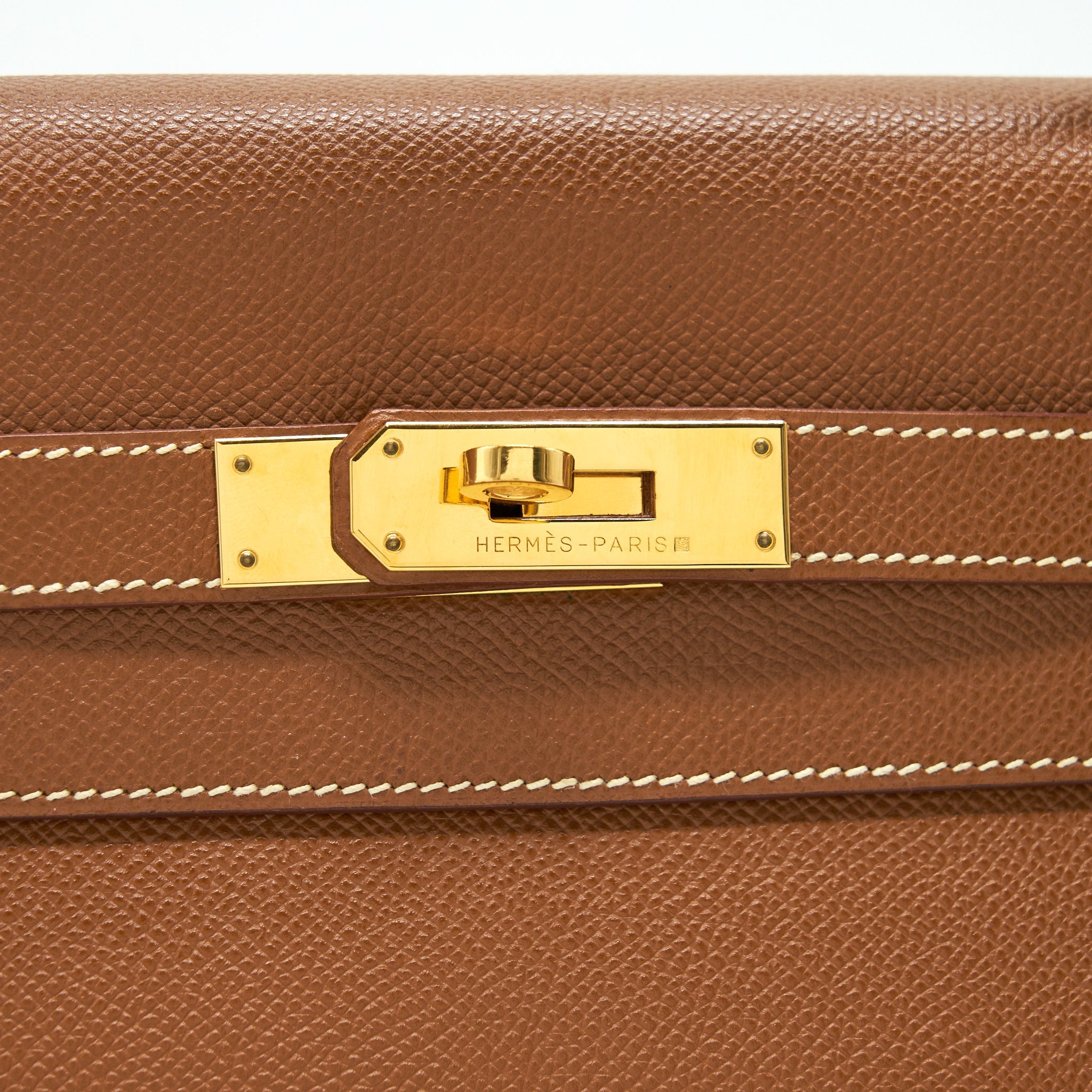 HERMES KELLY 32 GOLD EPSOM GHW