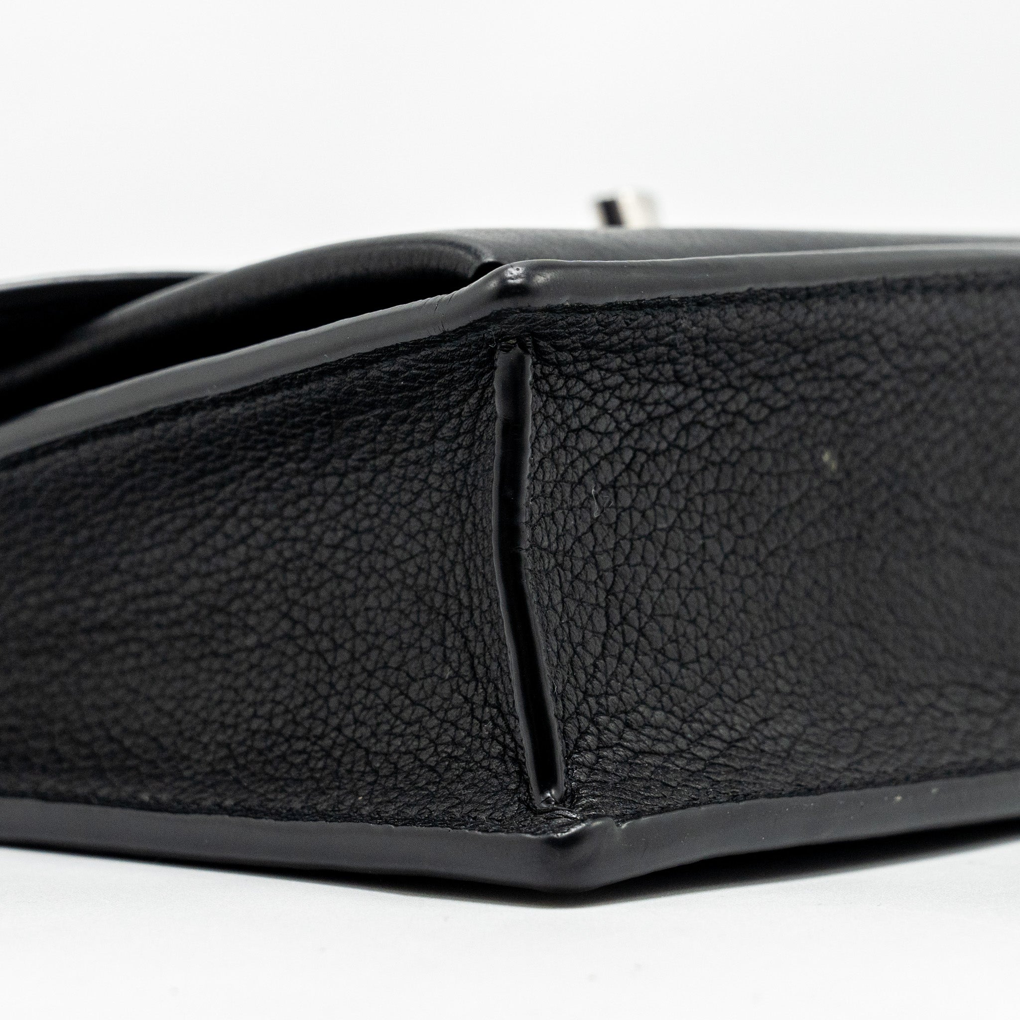 LOUIS VUITTON MYLOCKME CHAIN POCHETTE CALFSKIN BLACK SHW