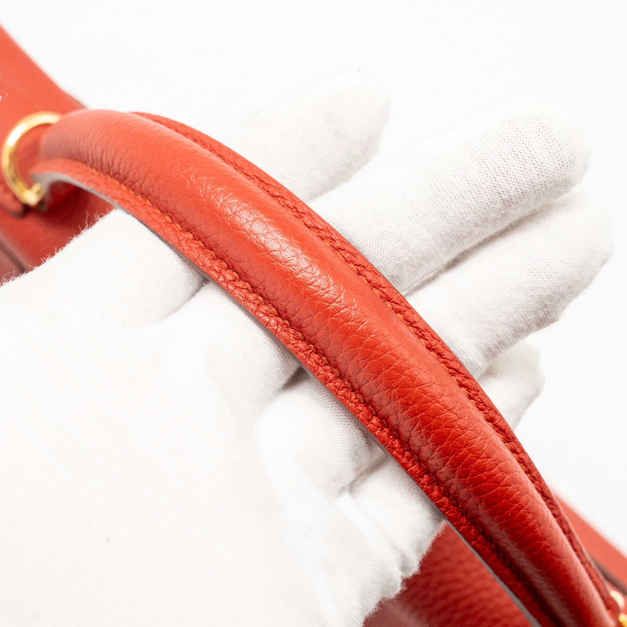 HERMES KELLY 32 TOGO 5E VERMILLION GHW