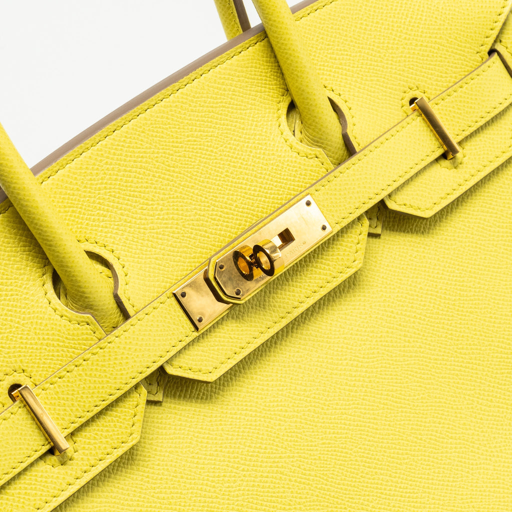 HERMES BIRKIN30 EPSOM LIME GHW