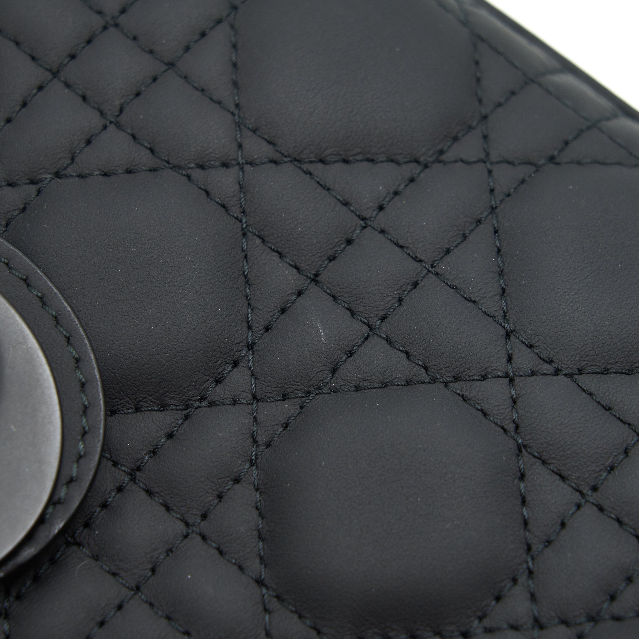DIOR SMALL LADY DIOR SO BLACK TOTE BAG