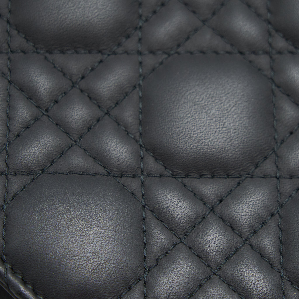 DIOR SMALL LADY DIOR SO BLACK TOTE BAG