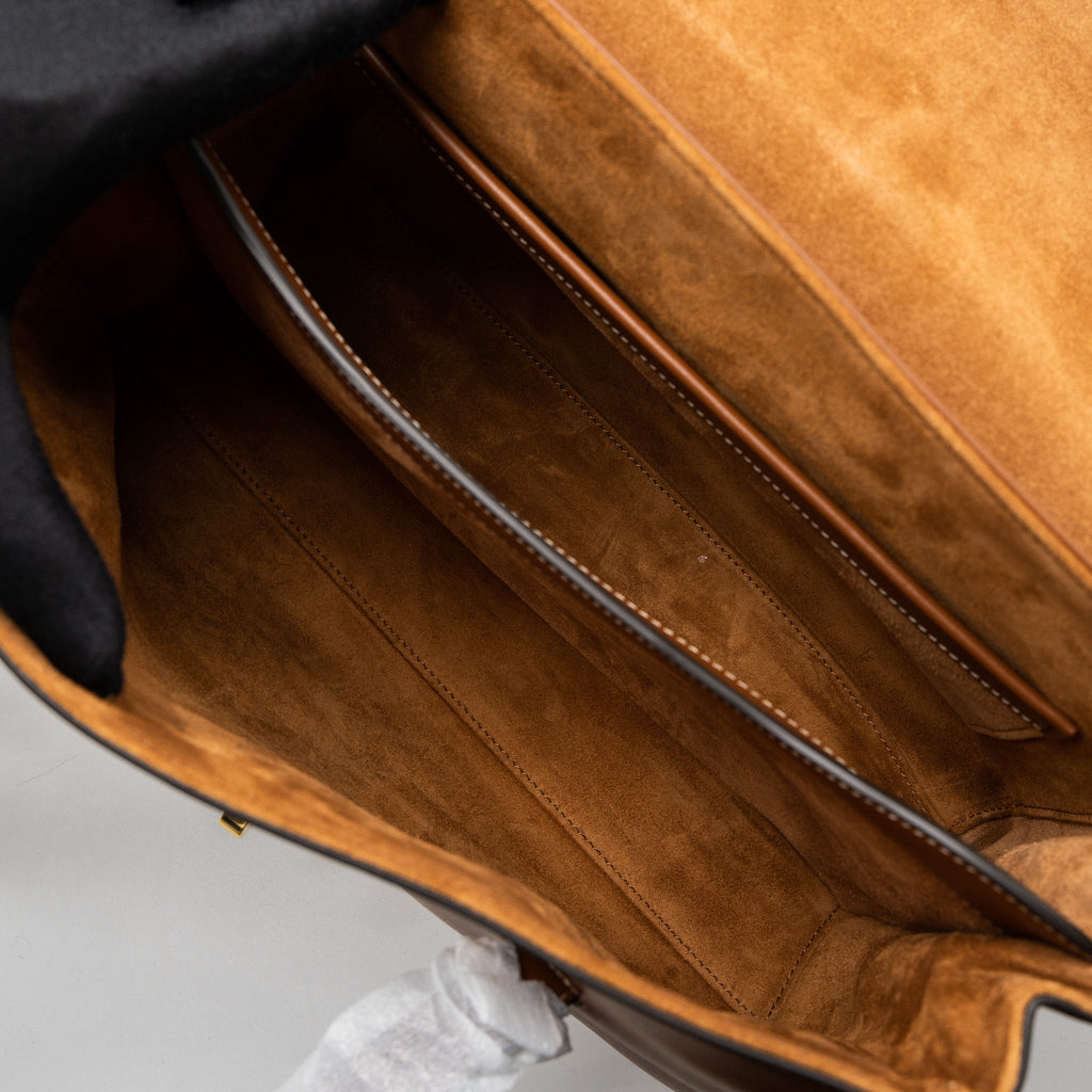 CELINE 16 BAG MEDIUM SOFT CALFSKIN TAN GHW