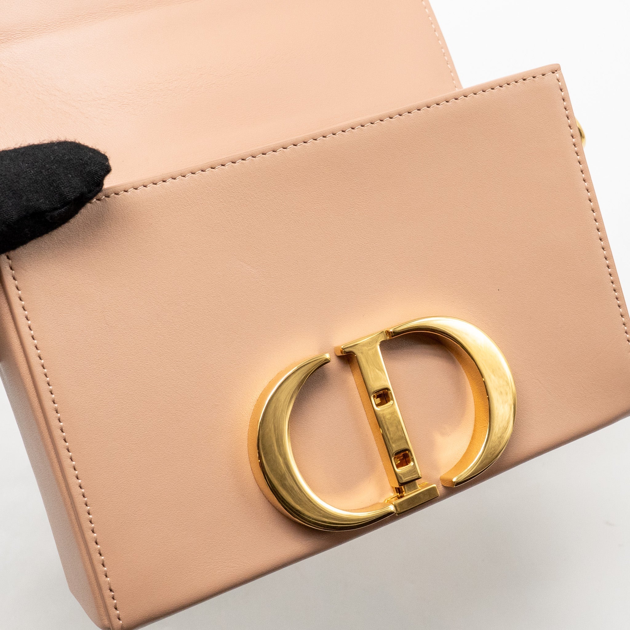 DIOR 30 MONTAIGNE BOX CALFSKIN ROSE DE VEN GHW