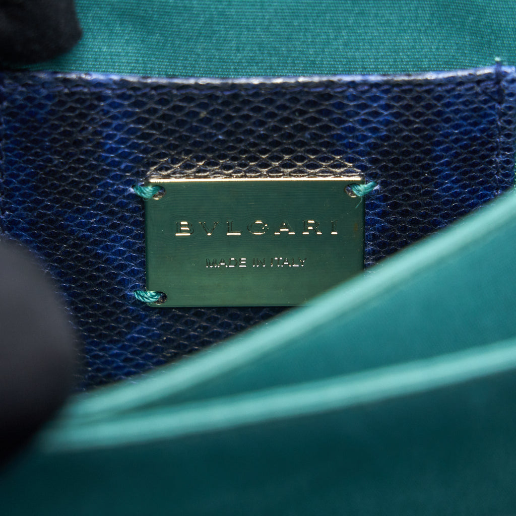BVLGARI SERPENTI FOREVER CROSSBODY BAG DARK BLUE