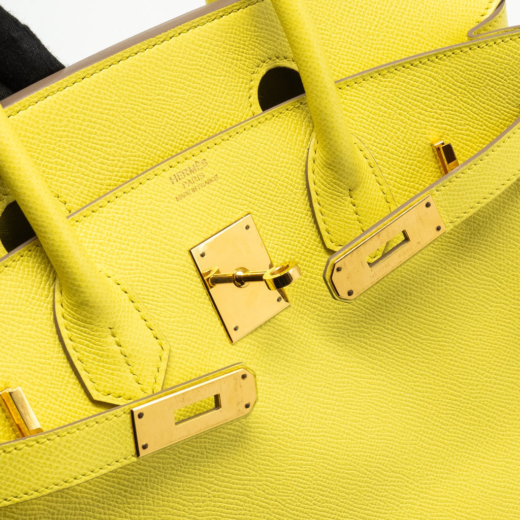 HERMES BIRKIN30 EPSOM LIME GHW