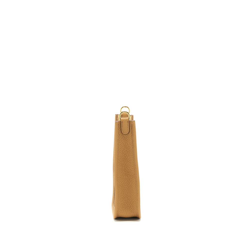 HERMES MINI EVELYNE 16 CLEMENCE BISCUIT GHW