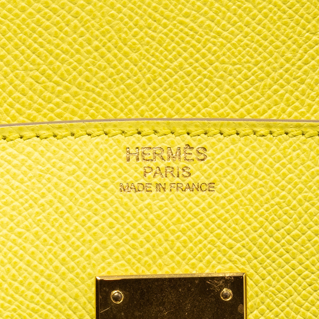 HERMES BIRKIN30 EPSOM LIME GHW