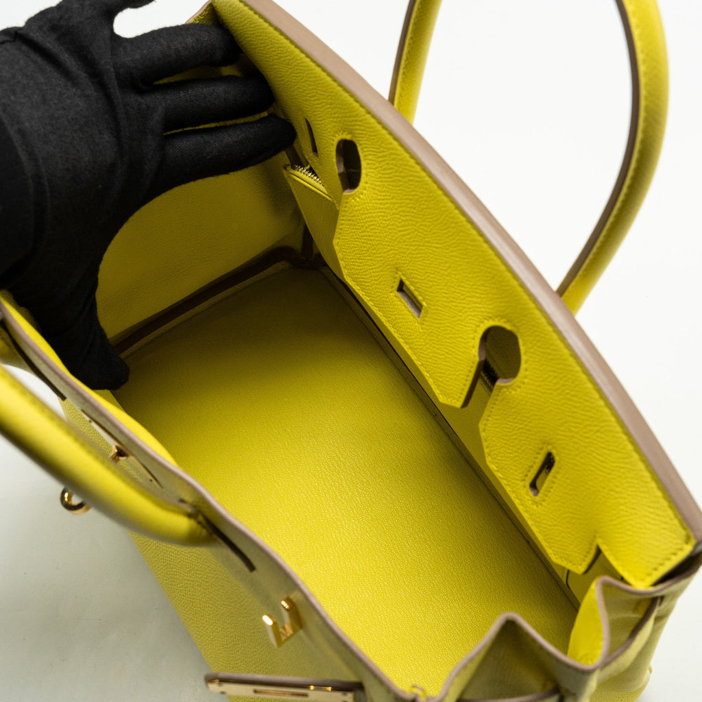 HERMES BIRKIN30 EPSOM LIME GHW