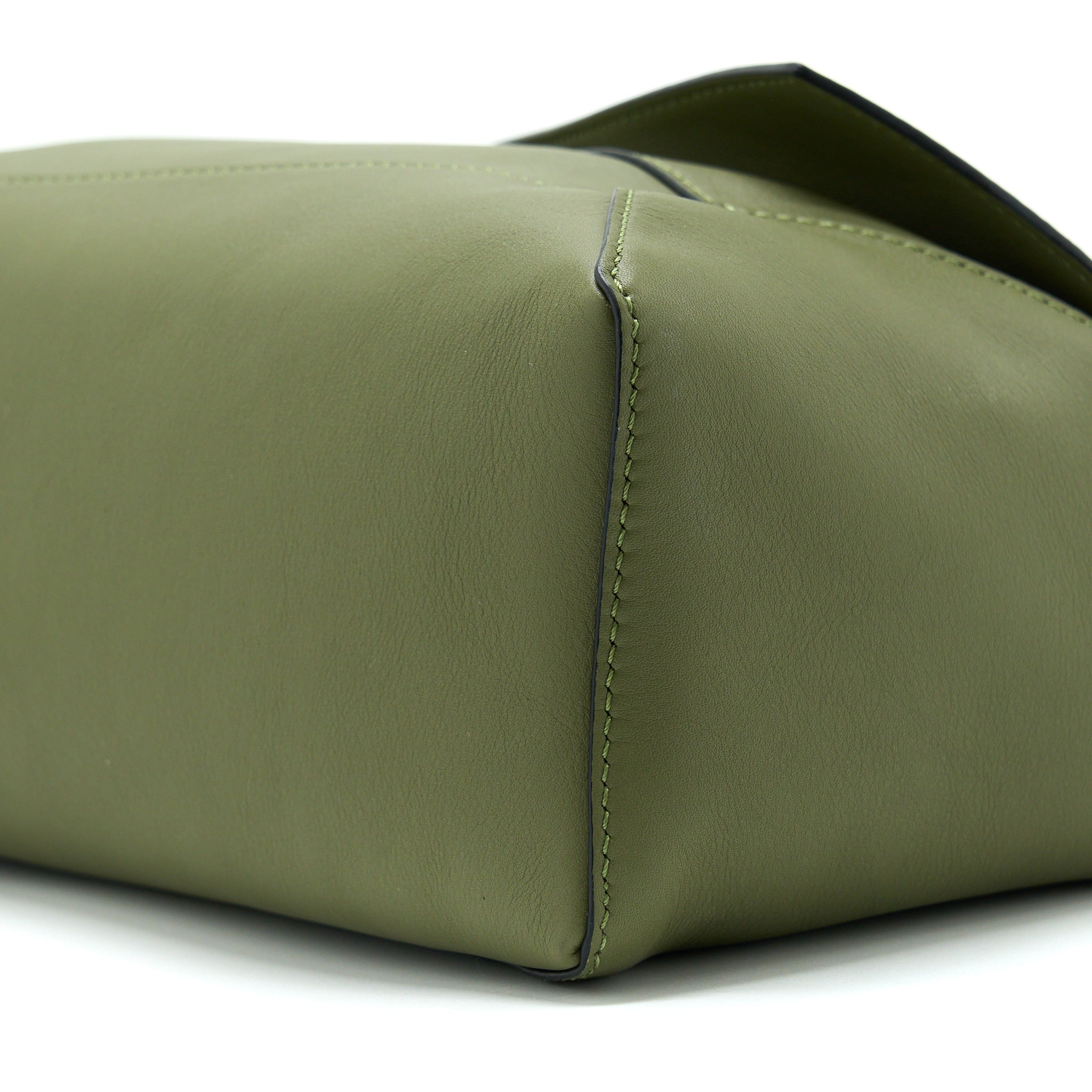 LOEWE PUZZLE HOBO BAG NAPA CALFSKIN AVOCADO GREEN GHW