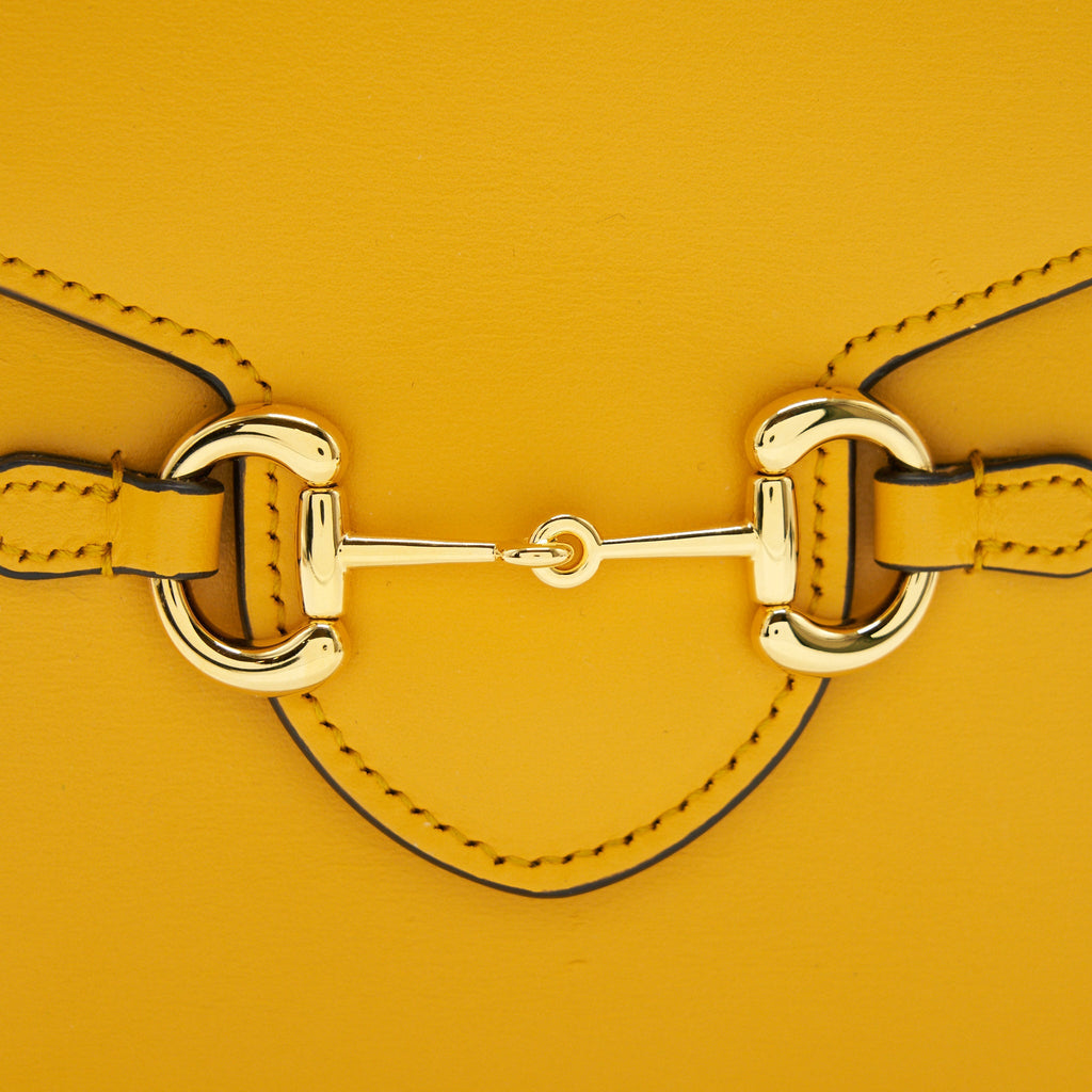 GUCCI HORSEBIT 1955 MINI BAG YELLOW