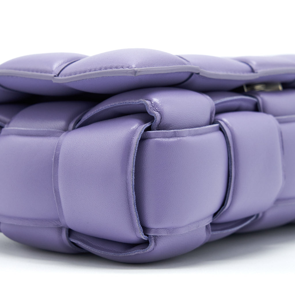 BOTTEGA VENETA PADDED CASSETTE BAG NAPPA LEATHER LAVENDER SHW