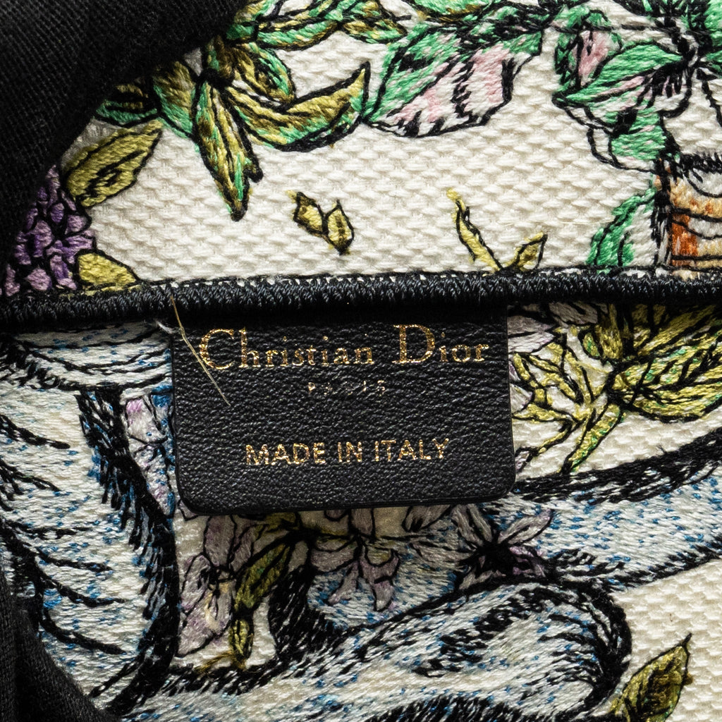 DIOR MEDIUM BOOK TOTE LIMITED CANVAS MULTICOLOUR