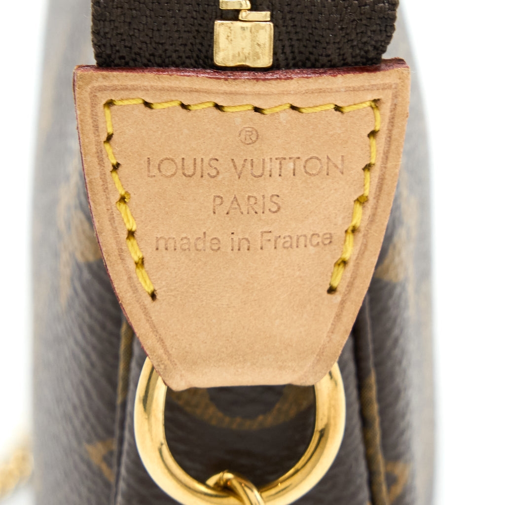 LOUIS VUITTON MINI POCHETTE MONOGRAM CANVAS GHW
