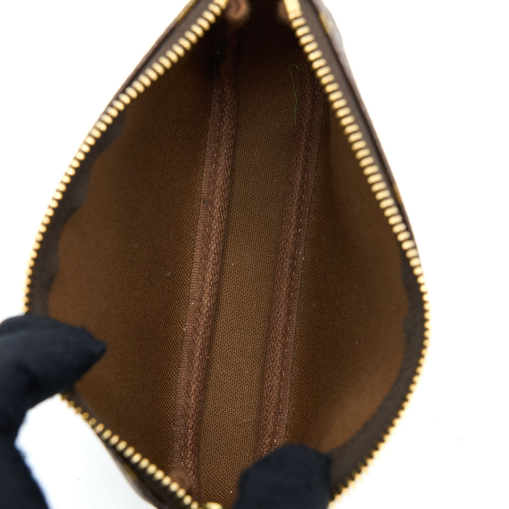 LOUIS VUITTON MINI POCHETTE MONOGRAM CANVAS GHW