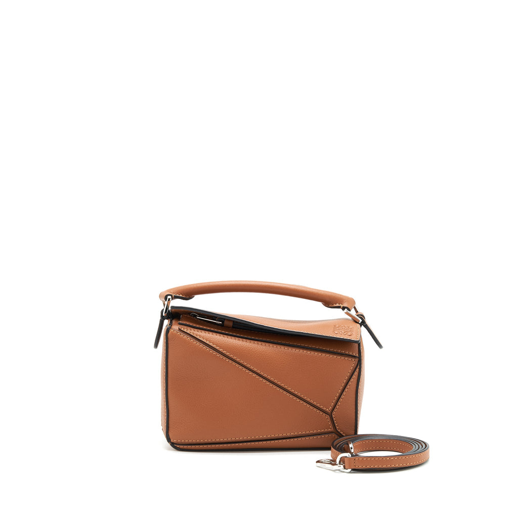 LOEWE MINI PUZZLE BAG TAN