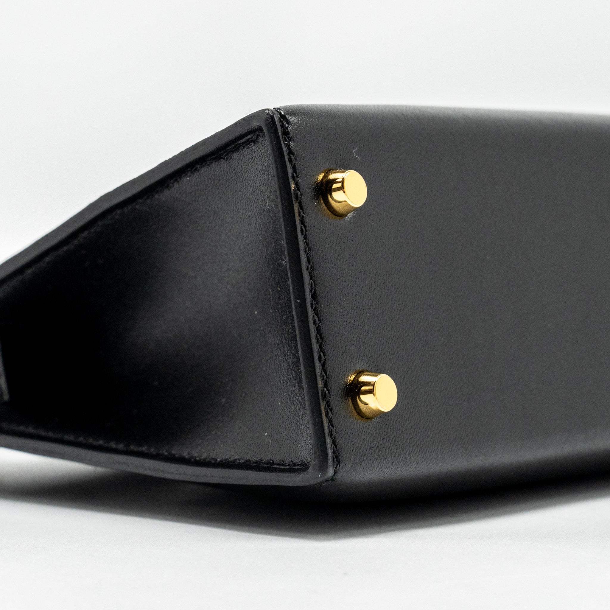 HERMES MINI KELLY TADELAKT BLACK GHW