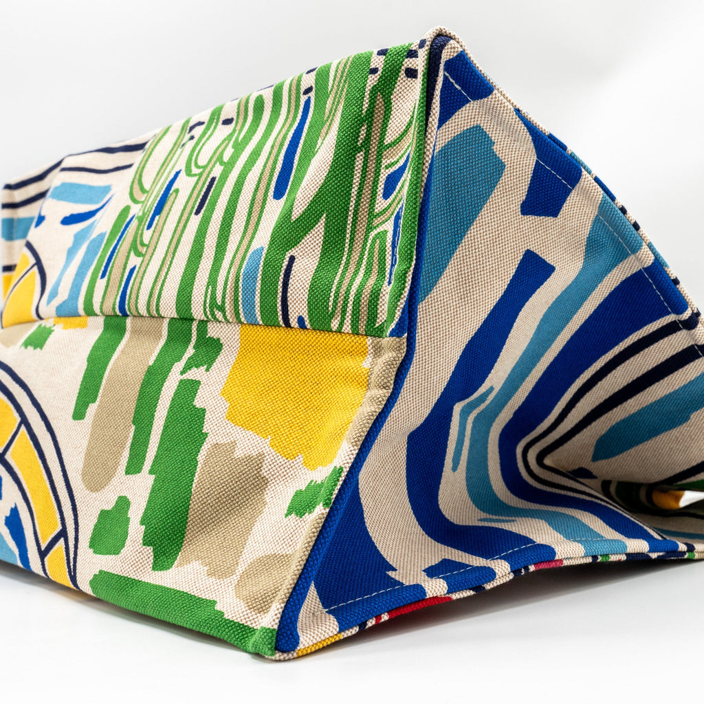 HERMES FARNIENTE BEACH BAG COTTON MULTICOLOUR SHW