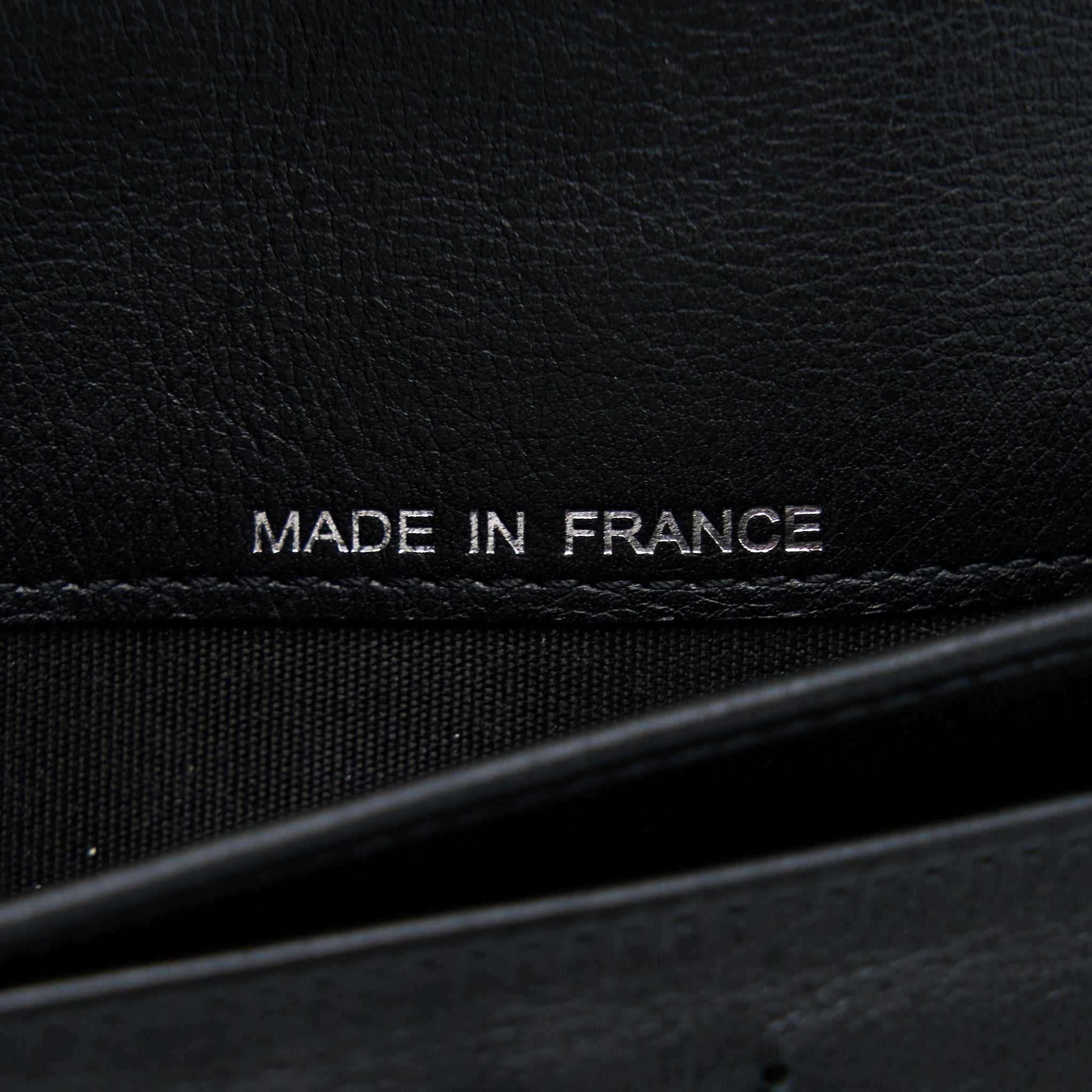 CHANEL CC LOGO LONG WALLET CAVIAR BLACK SHW