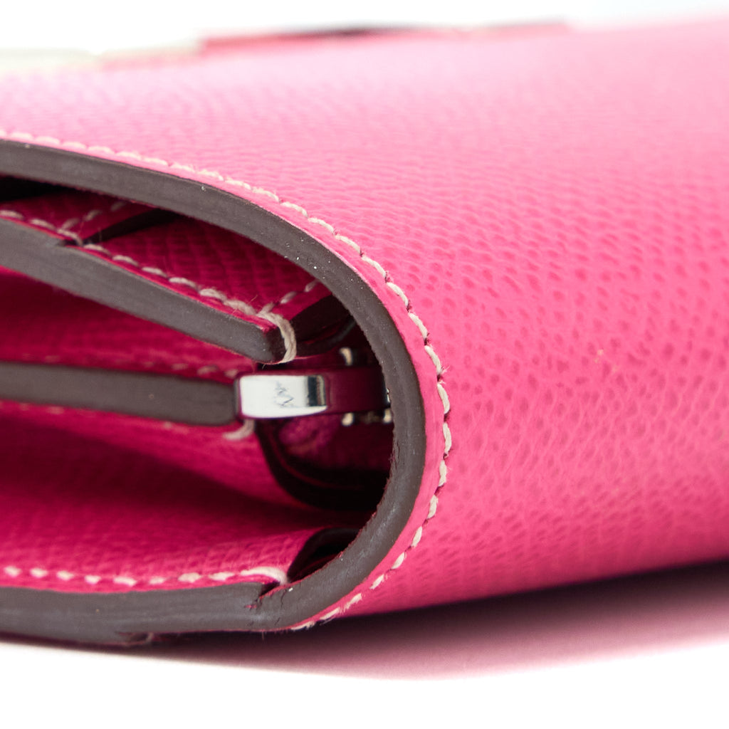 HERMES CONSTANCE WALLET EPSOM PINK SHW
