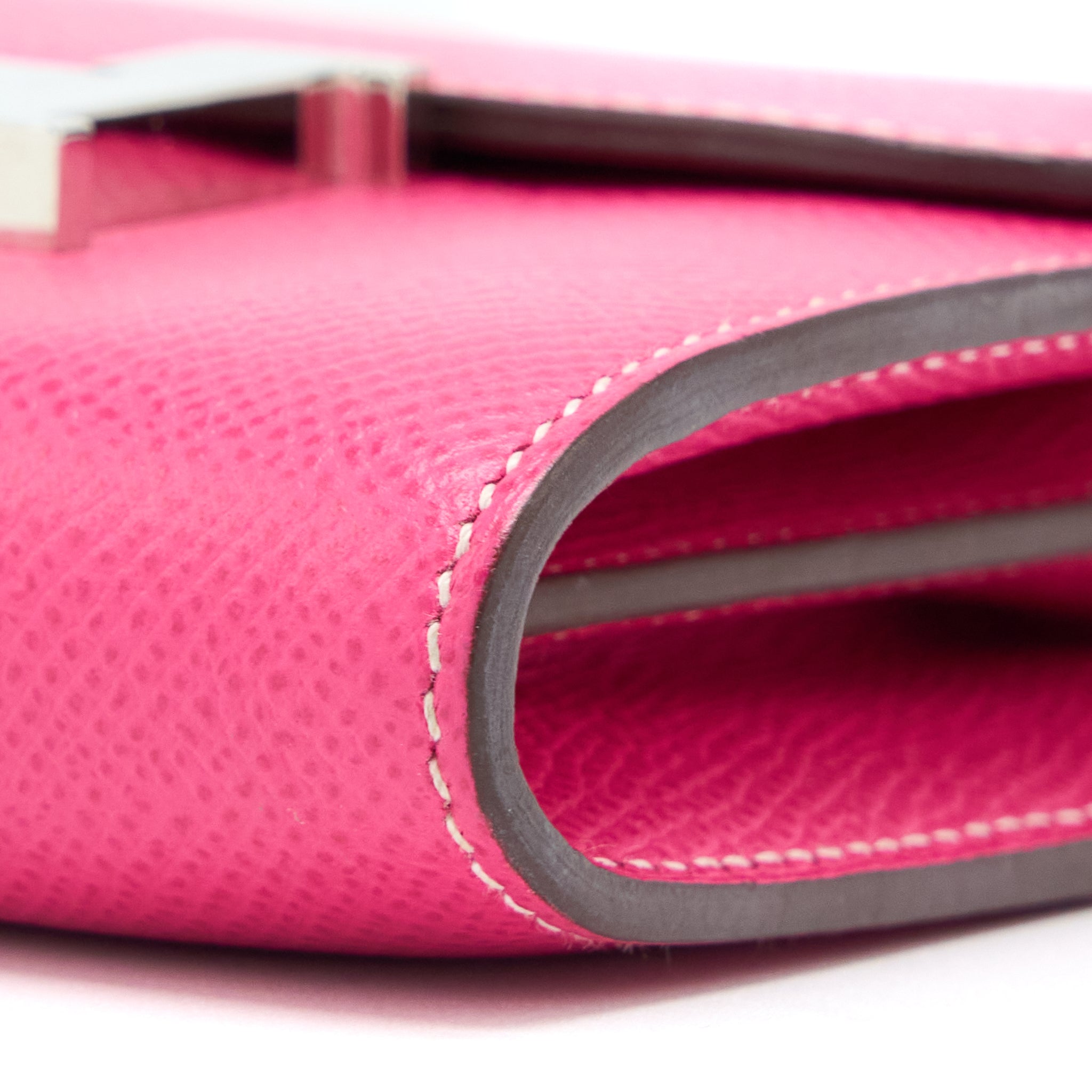 HERMES CONSTANCE WALLET EPSOM PINK SHW