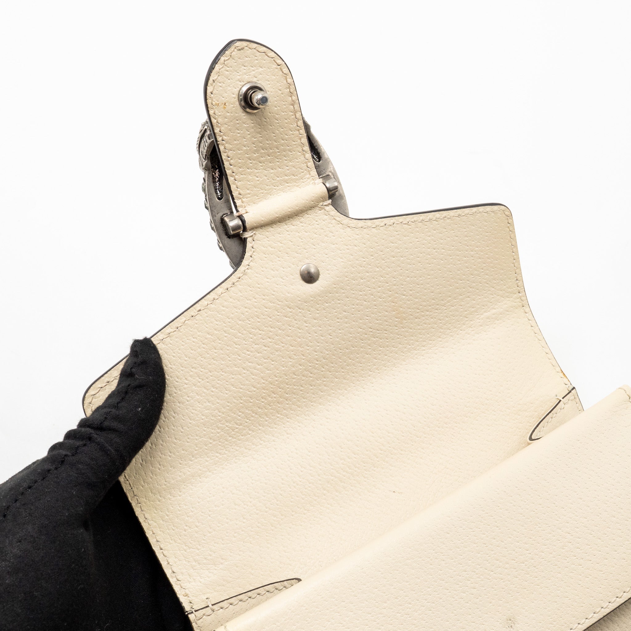 GUCCI MINI DIONYSUS BAG CALFSKIN WHITE SHW